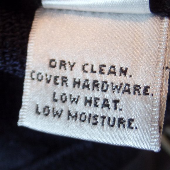 St. John 2 Piece Knit Black Jacket & Skirt Bright Gold Logo Buttons Size 14 - Picture 7 of 16